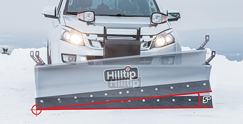 Sneeuwschuiver Pickup Recht Kantelhoek